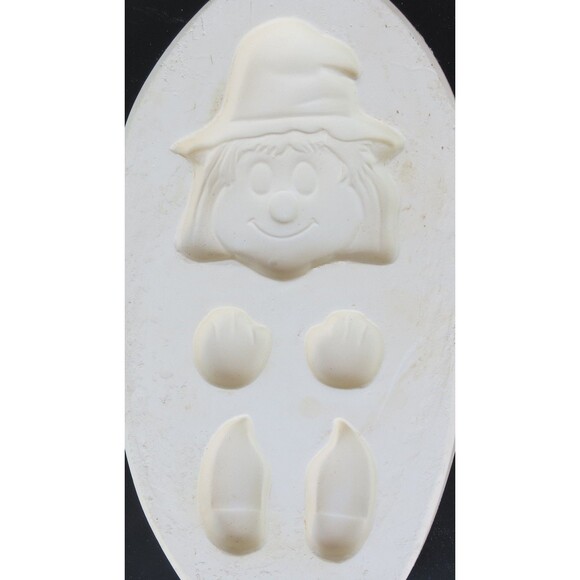 Kimple Open Pour Witch Slip Mold 1246 Head / Hands / Feet - Picture 2 of 8